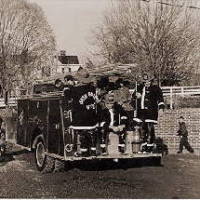 Fire Trucks and Officers